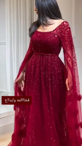 فستان سهره راقي لون انيق قماش تل عل بطانه باربي