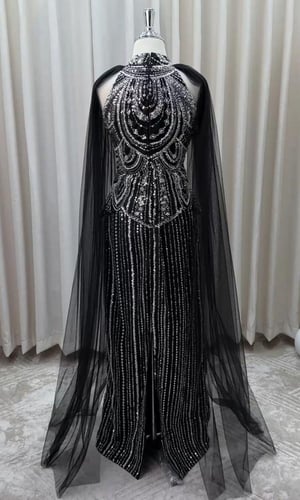 فستان سهره راقي لون انيق قماش شك سهره