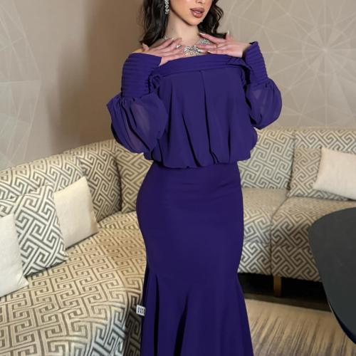 فستان سهره لون انيق راقي خامه باربي عل شيفون