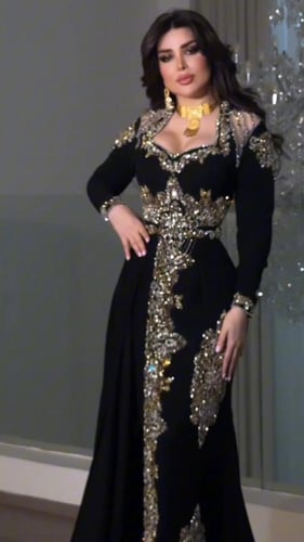 مخور سهره راقي لون انيق قماش كريب استرتش +تطريز يد...