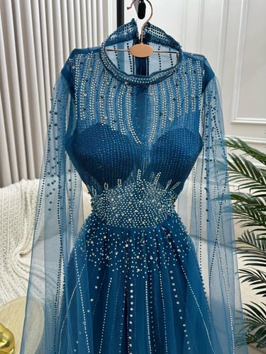 فستان سهره لون انيق راقي خامه شيفون جورجيت عل تل +...