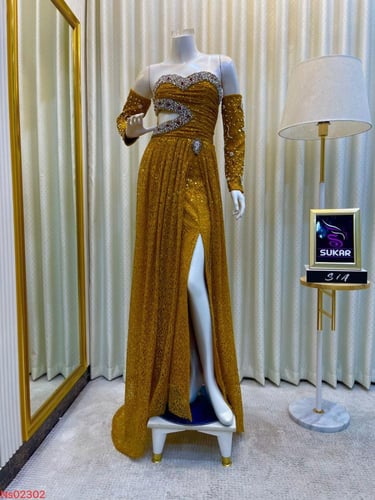 فستان سهره راقي خامه جورجيت +ترتر