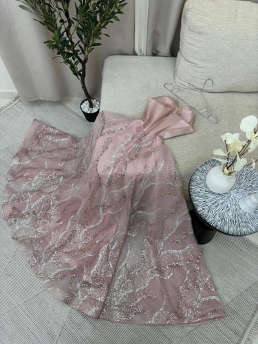 فستان سهره زهري خامه تفته