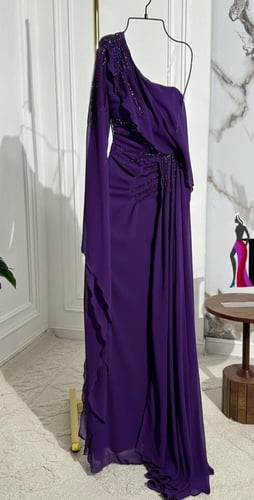 فستان سهره راقي خامه كريب استرتش