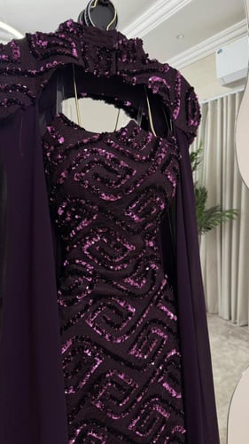 فستان سهره راقي لون انيق قماش راقي