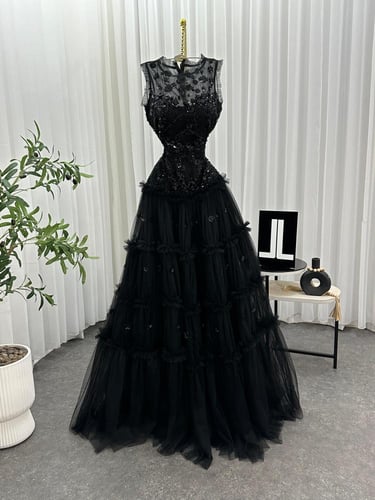 فستان سهره لون راقي خامه تل خرز +شيفون +