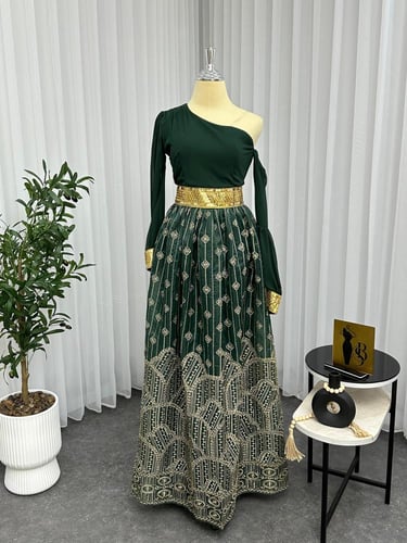 ساري هندي جلابيه رمضان لون انيق الخامه..شيفون.. كم...