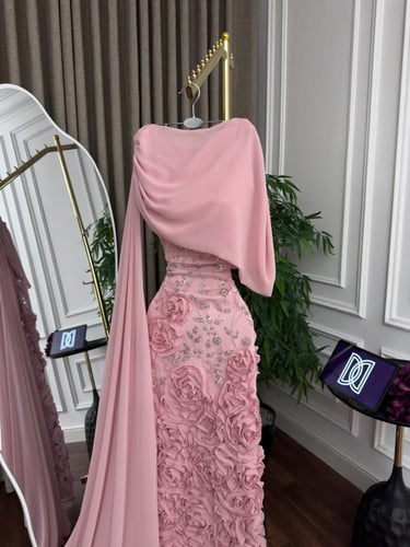 فستان سهره راقي لون انيق قماش