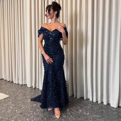 فستان سهره لون راقي خامه شيفون عل باربي مطرز يدوي