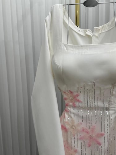 فستان سهره لون انيق خامه باربي عل كلفه