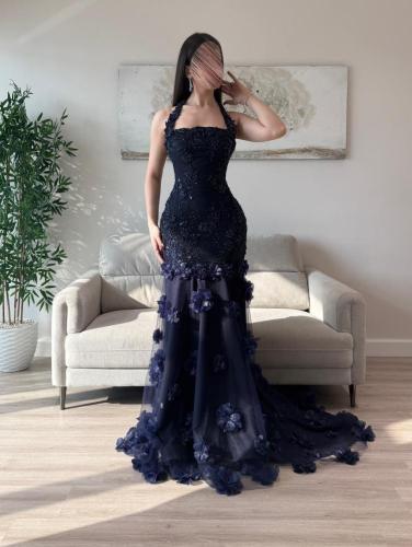 فستان سهره راقي لون انيق قماش تل ورد مبطن