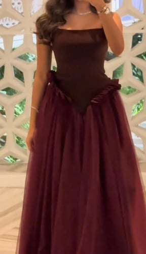 فستان سهره لون انيق راقي خامه خامه فاخره