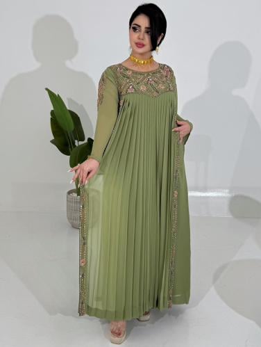 جلابيه لون انيق خامه جورجيت