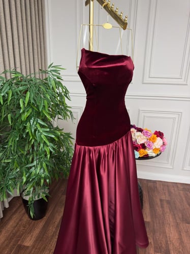 فستان سهره راقي خامه مخمل +تفته