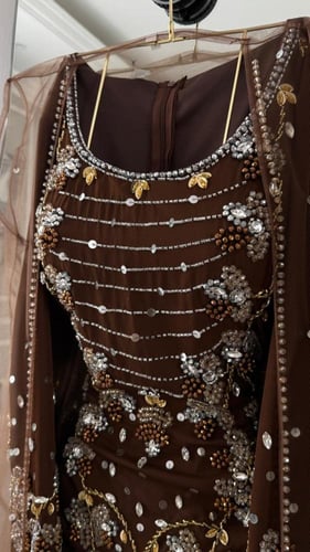 جلابيه راقيه طويله خامه باربي تطريز يدوي راقي