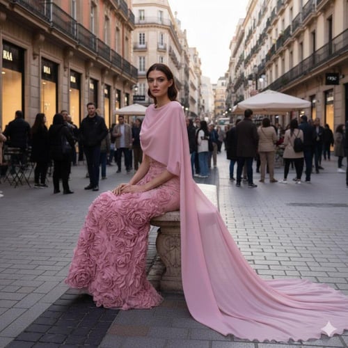 فستان سهره راقي لون انيق قماش