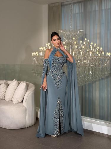 جلابيه سهره راقيه طويله ساتره لون انيق خامه كريب ا...