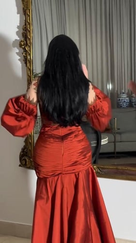 فستان سهره لون انيق راقي خامه فاخره