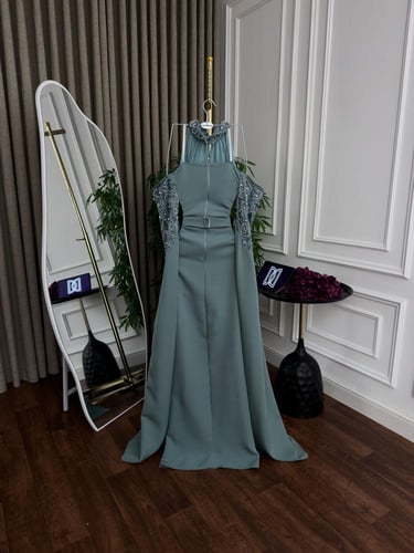 جلابيه سهره راقيه طويله ساتره لون انيق خامه كريب ا...