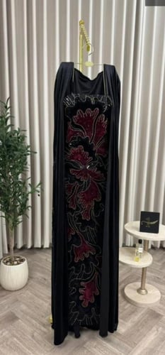 فستان سهره راقي لون انيق خامه قطيفه