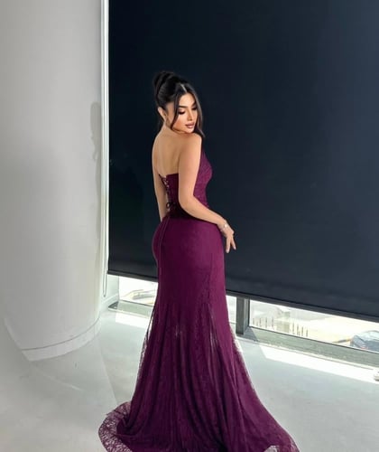 فستان سهره لون انيق راقي خامه شيفون جورجيت