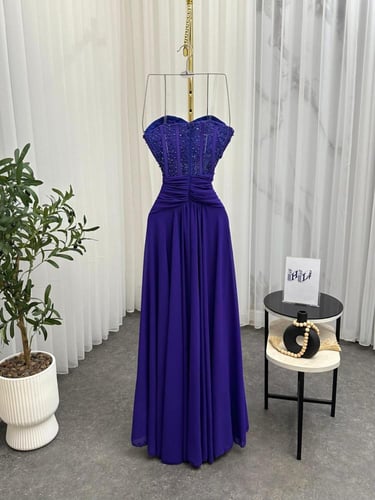 فستان سهره لون انيق راقي خامه خامه شيفون جورجيت +ب...