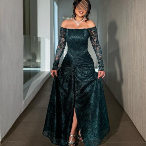 فستان سهره لون انيق راقي خامه دانتيل ناعم