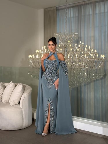 جلابيه سهره راقيه طويله ساتره لون انيق خامه كريب ا...