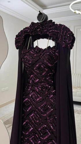 فستان سهره راقي لون انيق قماش راقي