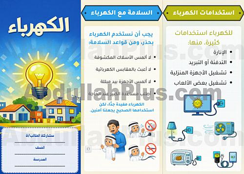 مطوية الكهرباء - علوم PDF