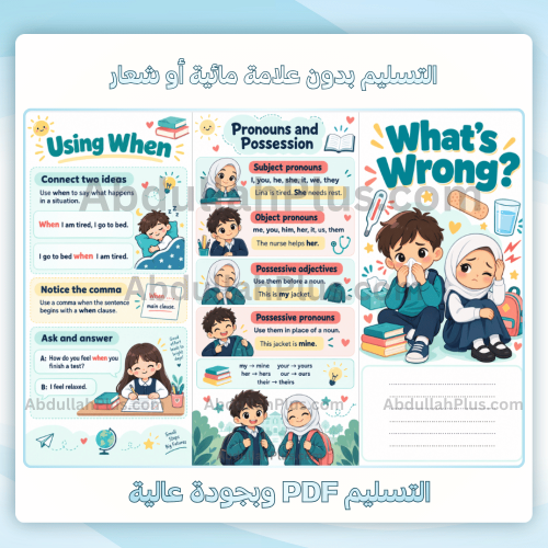 مطوية What's Wrong - انجليزي م2 ف1 pdf