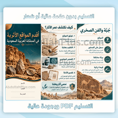 مطوية أقدم المواقع الأثرية في المملكة العربية السع...