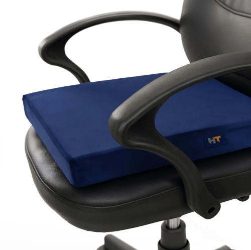 مقعد طبي ميموري فوم مربع بطبقة جل تبريد HTG215 – ر...