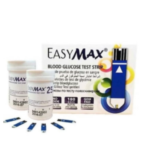 شرائط فحص السكر إيزي ماكس – Easy Max Glucose Test...