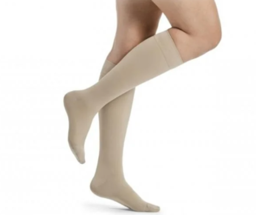 شراب دوالي طبي تحت الركبة مغلق SS-802 بضغط متوسط ل...