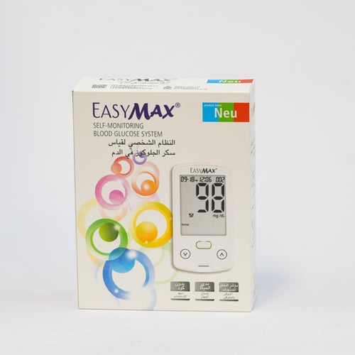 جهاز فحص السكر إيزي ماكس – Easymax Neu Glucose Met...
