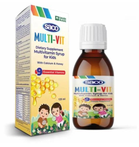شراب مالتي فيت للأطفال – مكمل غذائي متعدد الفيتامي...