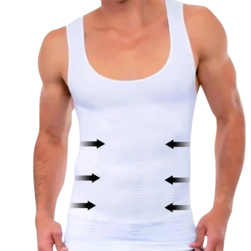 Alemdar تيشيرت رجالي ضاغط لتنسيق الجسم – مشد بطن ر...