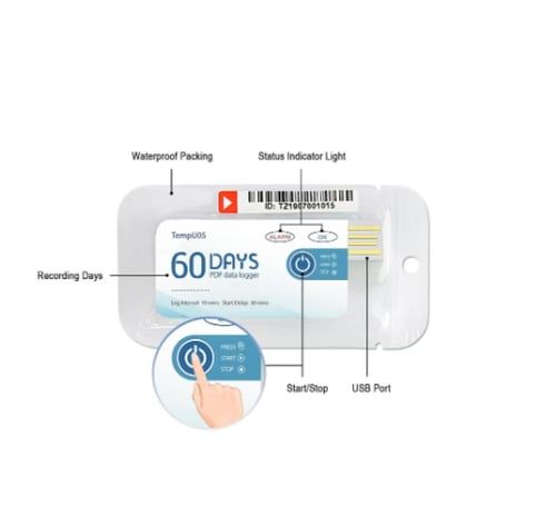 جهاز تسجيل بيانات داتا لوقر لقياس درجة الحرارة لمد...