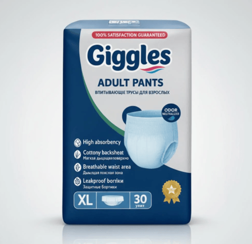 حفاضات جيجلز كلوت للكبار مقاسات – 30 قطعة مع مؤشر...