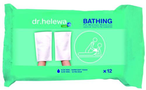 قفازات غسيل بدون شطف – Dr.Heliwa (12 قطعة)