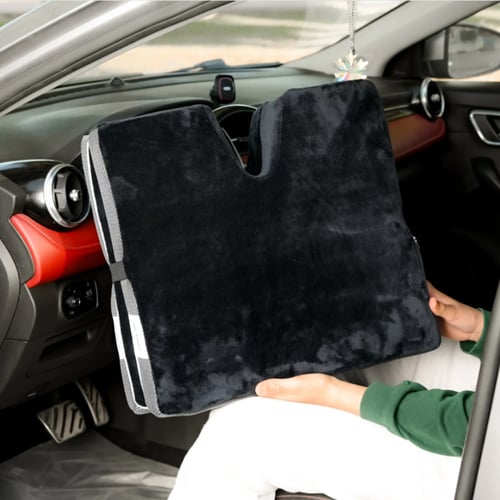 وسادة جلوس ومسند ظهر مزدوج ميموري فوم – دعم طبي مت...