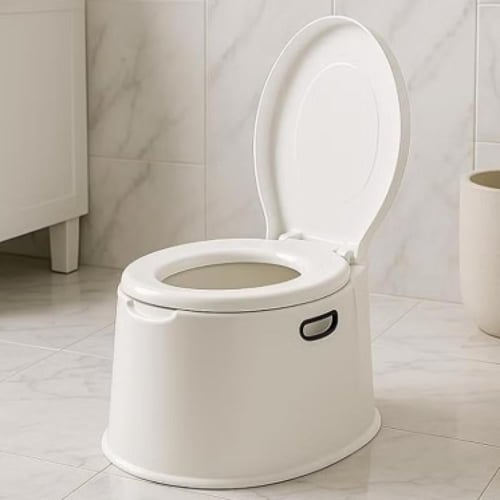 كرسي مرحاض متنقل – تصميم مريح وعملي (45×34 سم)