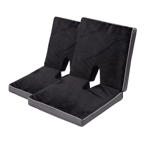 وسادة جلوس ومسند ظهر مزدوج ميموري فوم – دعم طبي مت...