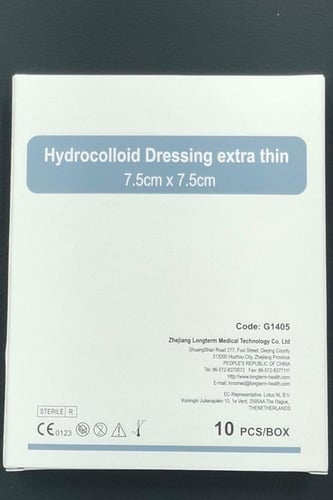 ضمادات هيدروكولويد رقيقة لتغطية الجروح وتسريع الشف...