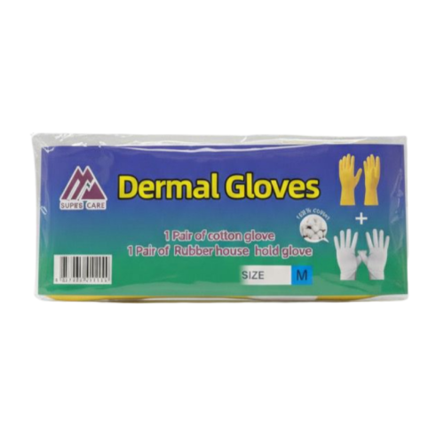 قفازات حساسية super care dermal gloves
