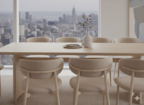 طاولة طعام خشب ترافنتينو 10 كراسي