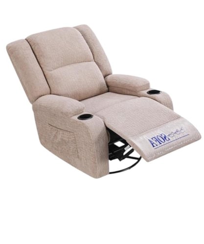 كرسي أسترخاء هزاز دوار مخمل