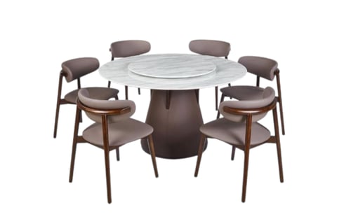 طاولة طعام فاخره 6كراسي