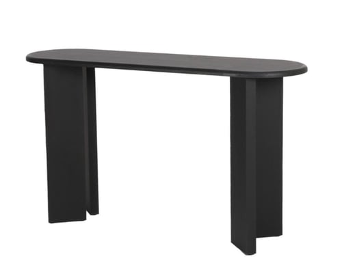 مدخل كونسول خشبي بتصميم كيرف (140 سم)